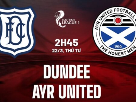 Soi kèo bóng đá 22/03: Dundee FC vs Ayr United
